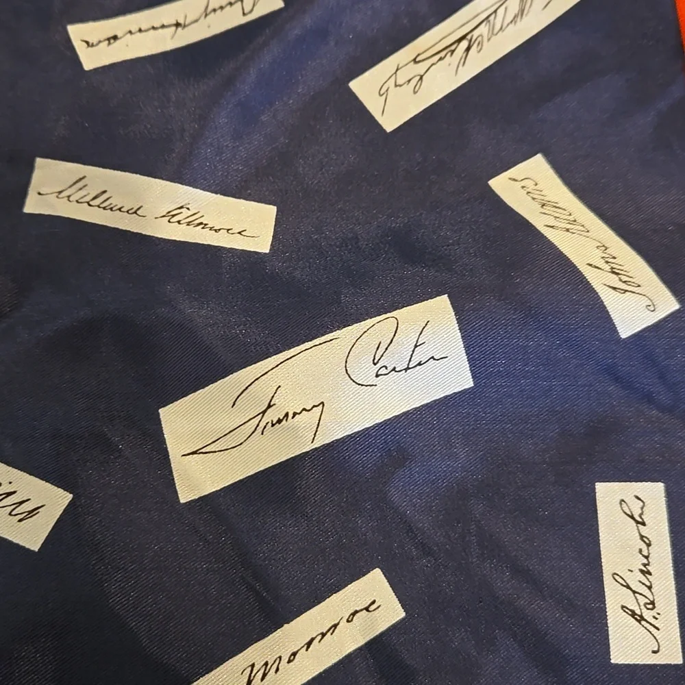 Vintage  80's Millicent The President's Signature Scarf